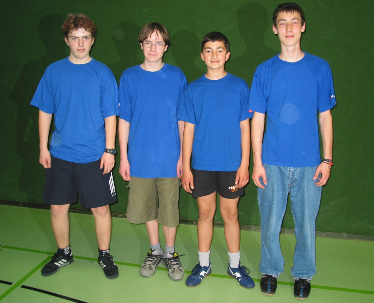 02/03 Jungen U18 II. von links: S. Reichelt, Mezoe, Bach, Zielke