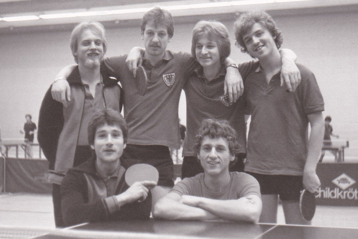 Herren 3 VR 1981/82. hinten von links: Bohnert, Klemm, Wrobel, Ober; vorne von links: Klug, Koch