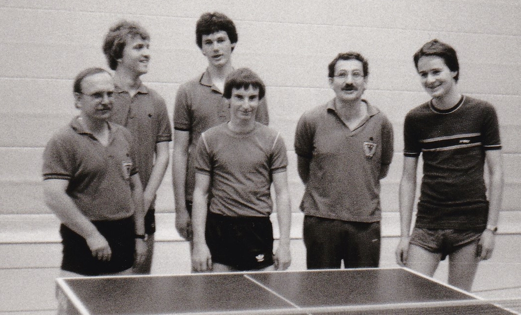 Herren 4 VR 1982/83. Von links: Krüger, Ober, Rottler, Frey, Gerstner, Kraft
