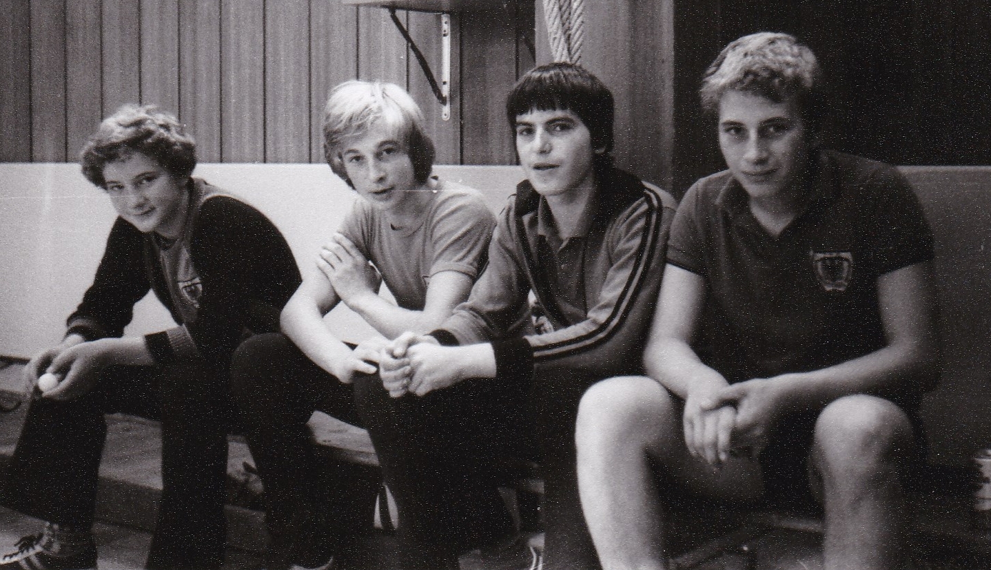 Jungen 1 1979:/80. Von links: Wehrmann, Wrobel, Daiber, Rieble