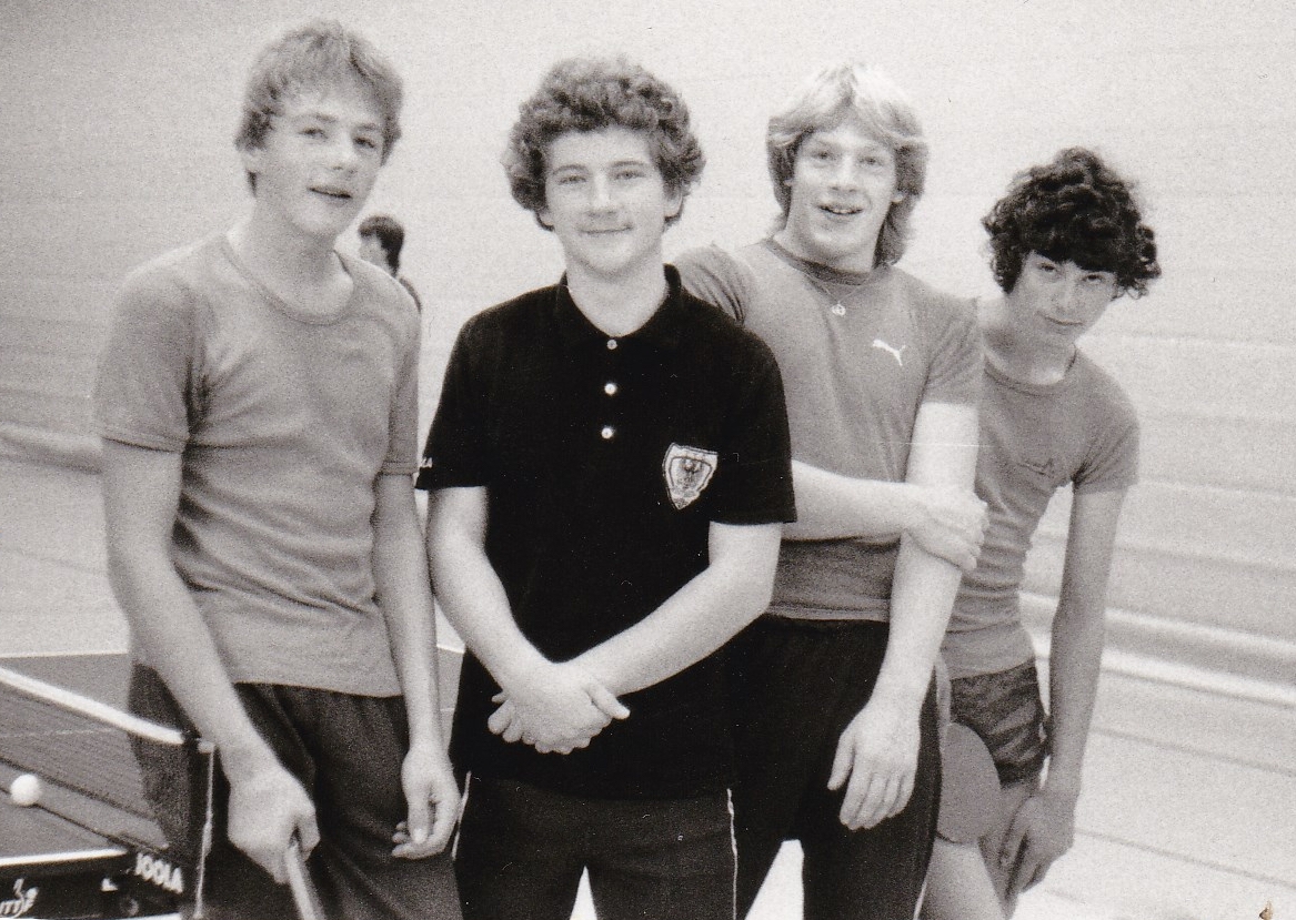 Jungen 1 VR 1982/83. Von links: Kremer, Wehrmann, Regele, Hense