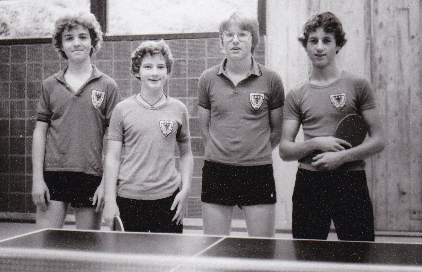 Jungen 2 1979/80. Von links: Ober, Wehrmann, Erath, Koch