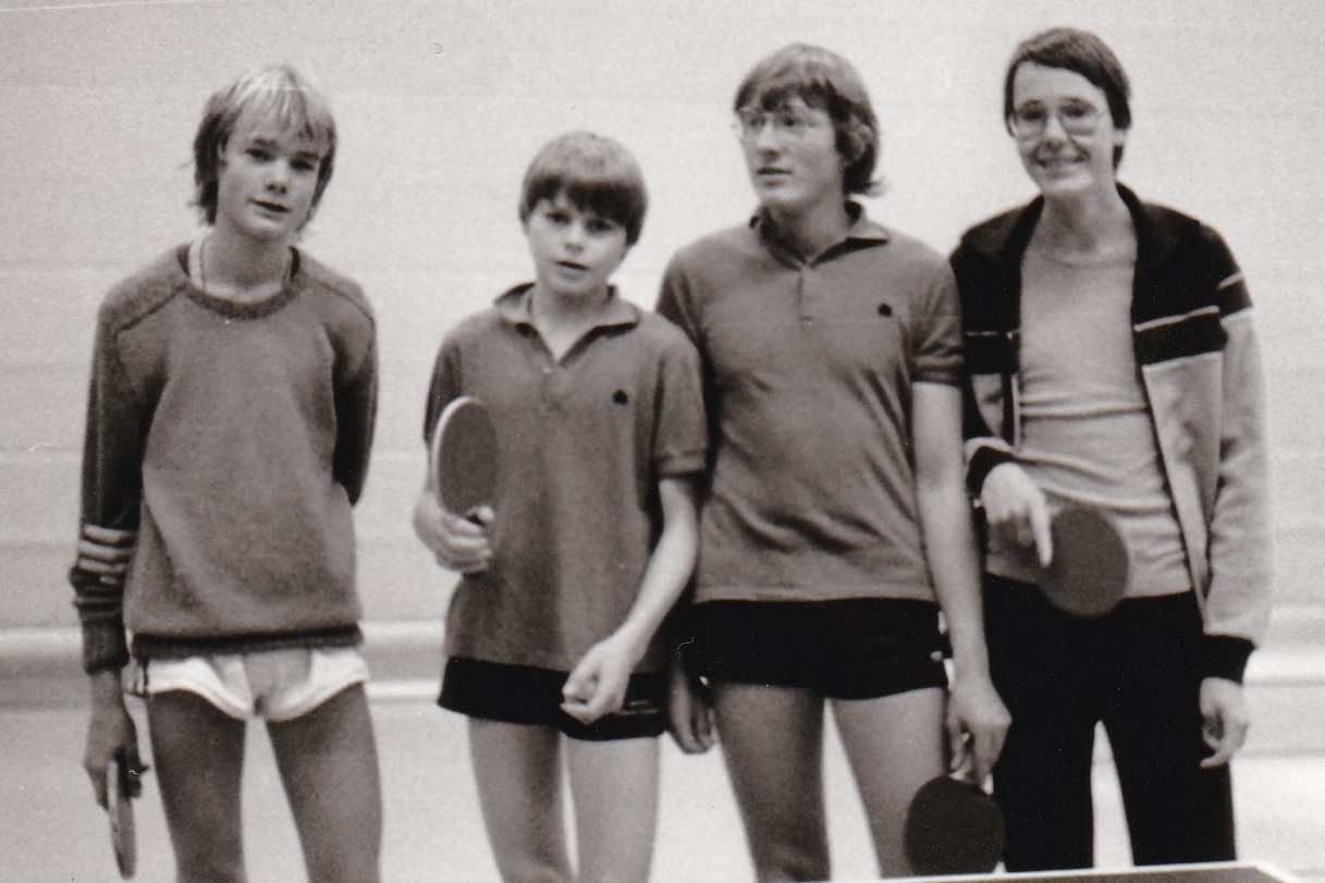 Jungen 2 VR 1982/83. Von links: Rettich, Rieble, Kuse, Schmidt